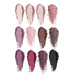 Палетка тіней LN Professional Mega Color Eyeshadows Kit, відтінок 12-1, 12 г - мініатюра 2