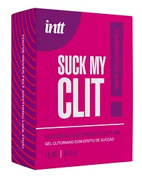 Смоктайзер (гель с эффектом посасывания) для клитора Intt Suck My Clit Wild Strawberry, 15 мл клубника, - миниатюра 8