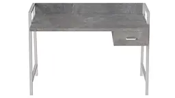 Письмовий стіл Ferrum-decor 750x1200x600 Білий метал ДСП Бетон 32 мм (FRD-103463) - мініатюра 3