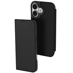 Чохол-книжка Dux Ducis з кишенею для візиток для Apple iPhone 17 (6.3) Чорний