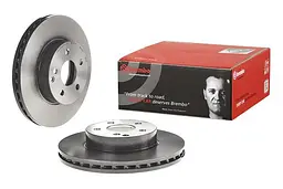 Диск гальмівний вентильований Mercedes E-class, C-class, Slc, Slk 07-25р Brembo (09.B280.41) - мініатюра 2