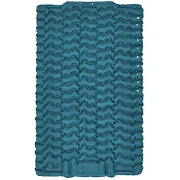 Матрац туристичний надувний двомісний Naturehike CNK2550WS019, 200х125х6.5 см, синій, для кемпінгу із мішком для надування