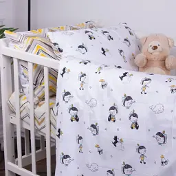 Простирадло MirSon Бязь 18-0003 Pinokio 150х220 см (2200010282702) - мініатюра 3