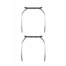 Пояс-стрепи з підв'язками для панчох Passion Exclusive MEGGY GARTER BELT S/M, black - мініатюра 5
