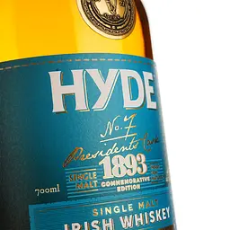 Віскі Hyde №7 President's Cask 1893 Single Malt Irish Whisky, 46%, 0,7 л - мініатюра 3