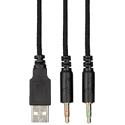 Гарнітура геймерська дротова 2E Gaming HG340 RGB 2 м Чорна - мініатюра 3