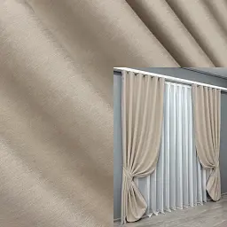 Комплект штор VR-Textil Eclipse блэкаут 2 шт 150x270 см бежевый (1789ш)