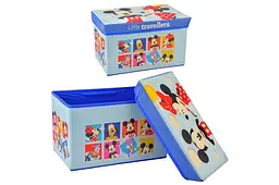 Кошик для зберігання іграшок з кришкою Mickey Mouse D-3526 40х25х25 см