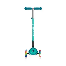 Самокат Globber Primo foldable plus lights, колеса з підсвічуванням, зелений (439-107) - мініатюра 3