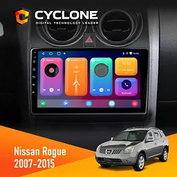 Штатна магнітола Nissan Rogue 2007-2015 Cyclone C9-001 2x32 CPL Cyclone (НФ-00002662)