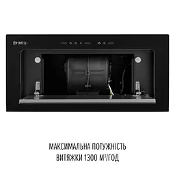 Витяжка повновбудована PERFELLI DESIGN VISION 6 NERO SILENZIO - мініатюра 10