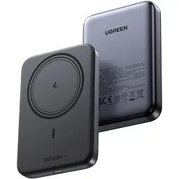 УМБ Ugreen Magnetic Wireless 10000 mAh 20W USB-C In/Out (PB561) Black - мініатюра 2