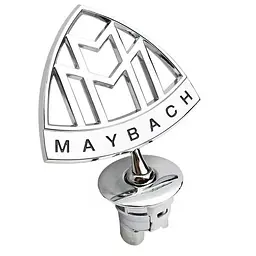 Емблема приціл на капот Maybachch Mercedes-Benz Хром+напис зверху метал (Завод) A2408800088