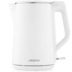 Електрочайник Ardesto Strix подвійні стінки 1.5 л білий (EKL-X50)