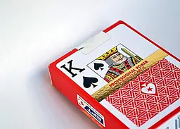 Карти гральні Fournier EPT 100% Plastic Jumbo Index (red) (10018440-1) - мініатюра 2