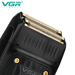 Електрична бритва VGR V-363 Шейвер подвійне лезо, LED дисплей Акумуляторна електробритва Чорний - мініатюра 5