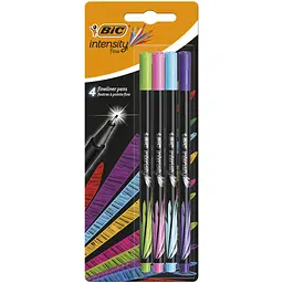 Лайнер Bic Intensity Fun, 4 шт в блістері (bc942076) - мініатюра 1