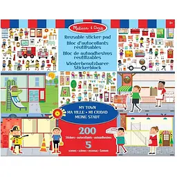 Набір багаторазових наліпок Melissa & Doug Моє місто (SM93209/6805)
