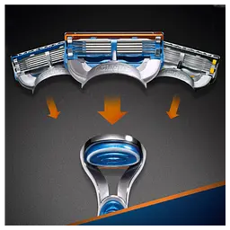 Змінні картриджі для гоління Gillette Fusion, 8 шт. - мініатюра 5