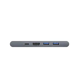 Концентратор Baseus USB-C Thunderbolt 7-in-1 2xUSB 3.0 + 1xUSB-C PD + HDMI 4K60Hz + SD/TF + 1xRJ45 1000Mbps gray (CAHUB-L0G) - мініатюра 3