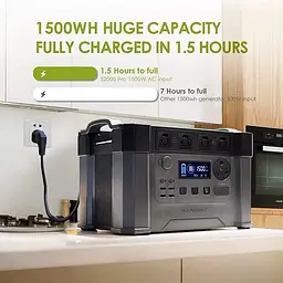 Портативна зарядна станція AAllpowers S2000 Pro 1500Wh 405405mAh 2400W Portable Power Station - мініатюра 6