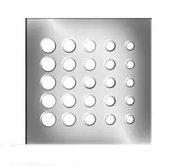 Трап для душу Pestan Confluo Drops-1 боковий 15x15 см 30412 - мініатюра 3