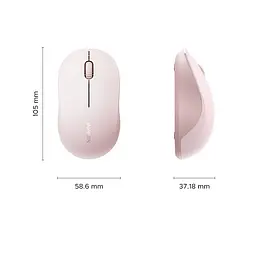 Маніпулятор миша бездротова UGREEN M331 Multi-mode Wireless Mouse Pink - мініатюра 14