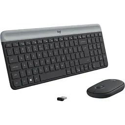 Комплект клавіатура + миша Logitech MK470 Wireless Slim Graphite [920-009206\920-009204] [80788] - мініатюра 2