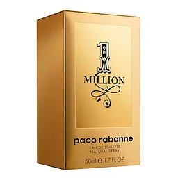 Туалетна вода для чоловіків Paco Rabanne 1 Million 50 мл - мініатюра 2
