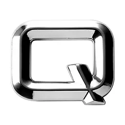 3D-літера "Q" з гранню MAK (30296)