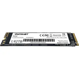 Накопичувач SSD Patriot m.2 NVMe 1920GB P310 2tb (P310P192TM28) - мініатюра 2