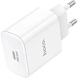 Зарядний пристрій Hoco C76A Pro 1Type-C PD/QC 30W PPS White - мініатюра 3