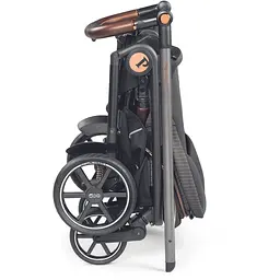 Коляска Peg-Perego Veloce 500, 2 в 1, вишукано-коричнева зі смужкою (PACK-VEL2100000003) - мініатюра 12