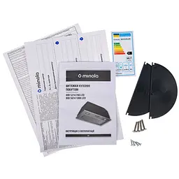 Вбудована витяжка Minola HBI 5614 BL 1000 LED - мініатюра 3