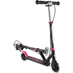Самокат Globber Flow Element Junior Lights 50 кг чорно-рожевий (729-110) - мініатюра 3