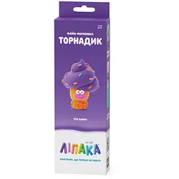 Набір пластиліну що самостійно твердіє Ліпака Файні Морозивка Торнадик (30144-UA01)