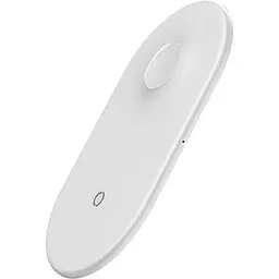Бездротовий зарядний пристрій Baseus Smart 2 in 1 WX2IN1-02 White - мініатюра 4