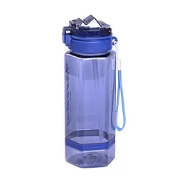 Пляшка для води Running 760 мл з ремінцем, синій Yiwu HP-14-48BL - мініатюра 4