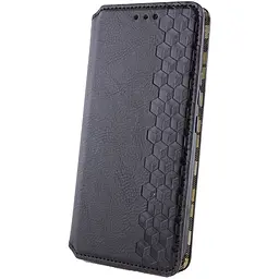 Шкіряний чохол-книжка GETMAN Cubic (PU) для Xiaomi Redmi Note 13 5G Чорний - мініатюра 4