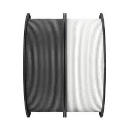 Пластик для 3D-принтера Creality PLA 2x1кг, 1.75мм, white+black (3301010337) - мініатюра 4