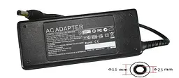 Блок живлення для ноутбуків PowerPlant IBM/LENOVO 220V, 16V 72W 4.5A (5.5*2.5)