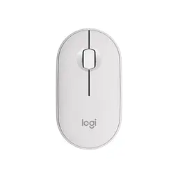 Мишка Logitech Pebble M350s Wireless White (910-007013) - мініатюра 1