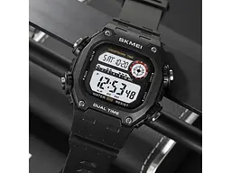 Чоловічий наручний годинник 2126BKWT Black-White Skmei acs0030250 - мініатюра 5