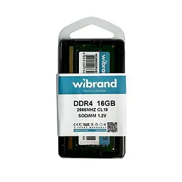 Пам'ять оперативна для ноутбуків SODIMM DDR4 Wibrand 16GB 2666MHz WI2666DDR4S/16GB - мініатюра 2