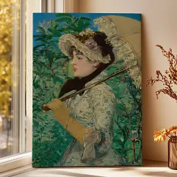 Інтер'єрна картина Весна, Едуар Мане, Édouard Manet, Jeanne, Spring, інтер'єрний декор, 87×60 см (id6667) - мініатюра 1