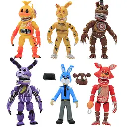 Набір фігурок П'ять ночей із Фредді з масками 15-19 см Five Nights at Freddy's