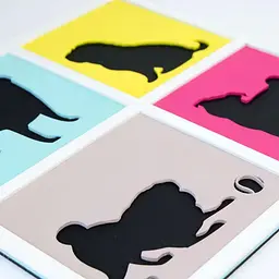 Набір картина 3D Rosa Talent 4 Dogs МДФ ґрунтоване 3 шари 30х30 см - мініатюра 3