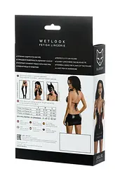 Сукня Glossy Shiny Wetlook S чорний - мініатюра 5