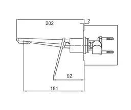 Змішувач для умивальника Frap F1058-22 - мініатюра 2