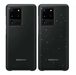 Чохол оригінальний Official LED Cover EF-KG988CBEGRU для Samsung Galaxy S20 Ultra (6.9") Black - мініатюра 2